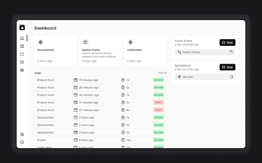 Automa screenshot