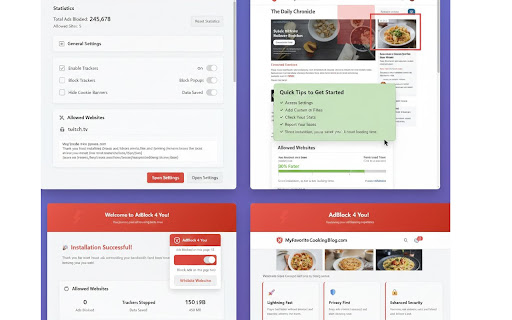 AdBlock 4 You screenshot