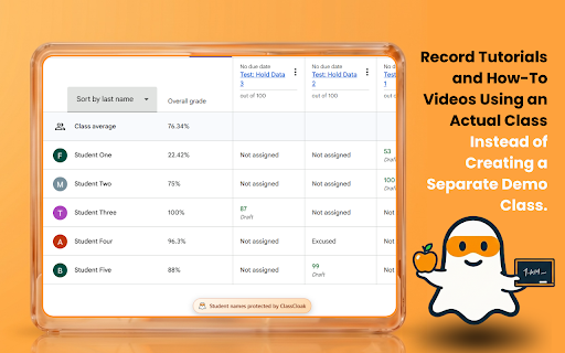 ClassCloak - Protect Student Privacy screenshot