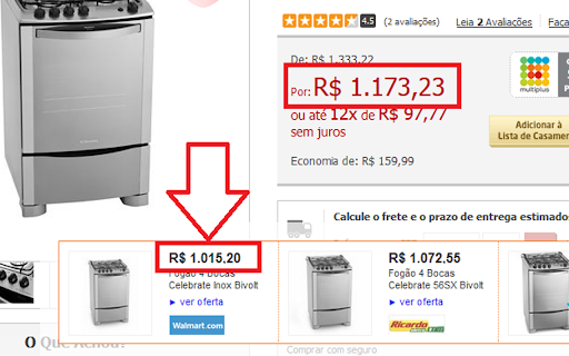 Alerta de ofertas e descontos screenshot