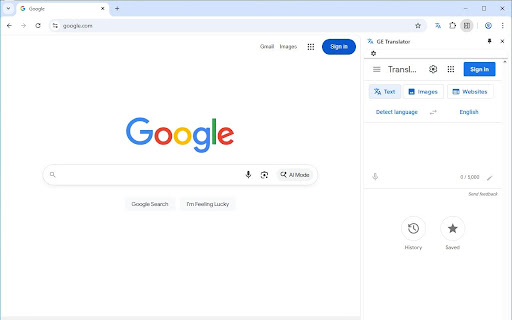 GE Translator screenshot