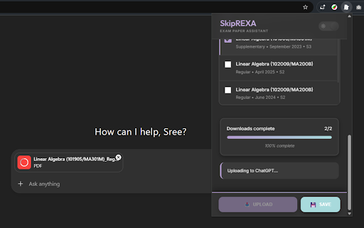 SkipREXA screenshot