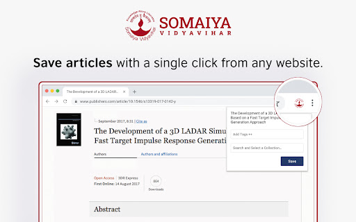 Somaiya E-Library screenshot
