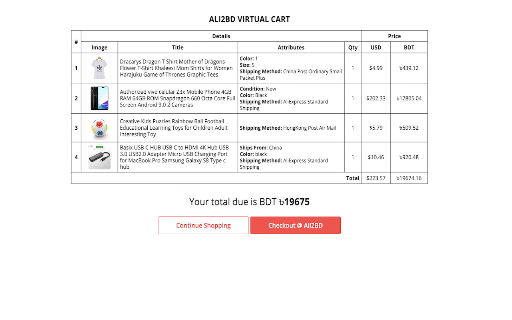 Ali2BD Assistant screenshot