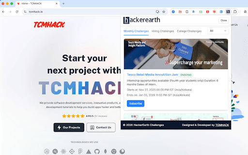 HackerEarth Challenges screenshot