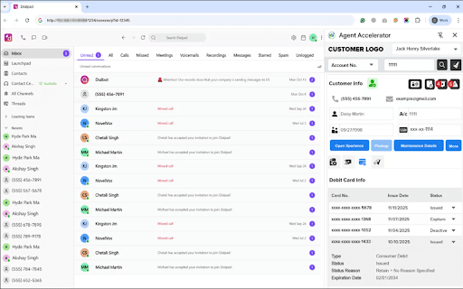 NovelVox Agent Accelerator for Dialpad screenshot