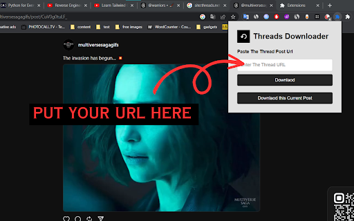 Threads Video Downloeader screenshot