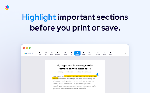 PrintFriendly: Print Clean Pages, Save as PDF & Screenshot, AI Tools screenshot