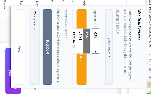 Web Data Extractor screenshot