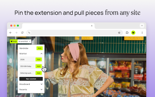 Whering: Save to Wardrobe, Wishlist & Moodboard screenshot