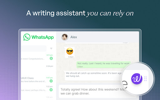 Wordtune: AI Paraphrasing and Grammar Tool screenshot