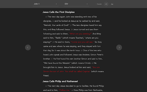 Night Mode Bible screenshot