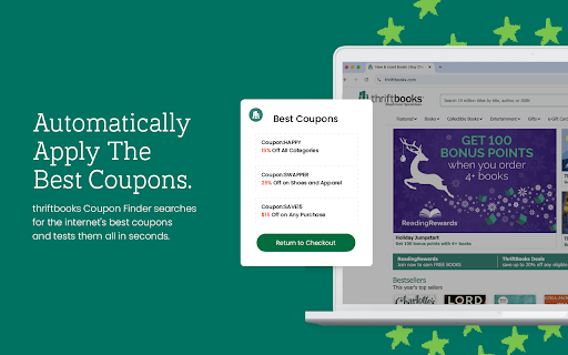 Thriftbooks Coupon Finder - Latest Coupons & Best Deals screenshot