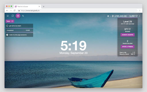 Tab for a Cause screenshot