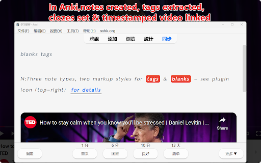 YouTube to Anki - XXHK screenshot