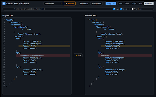 Lumina XML Pro Viewer screenshot