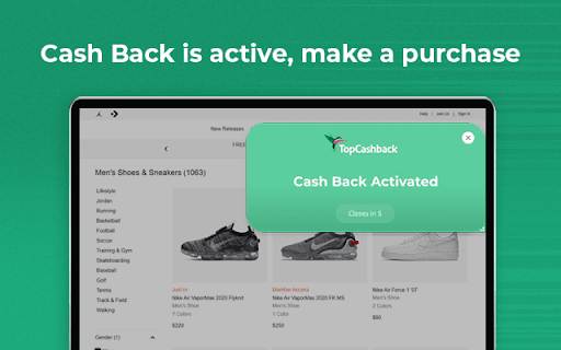 TopCashback USA Get Cash Back & Coupons screenshot