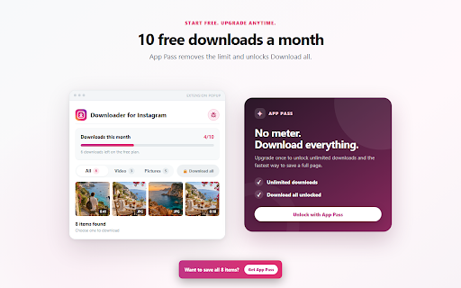 Downloader for Instagram screenshot