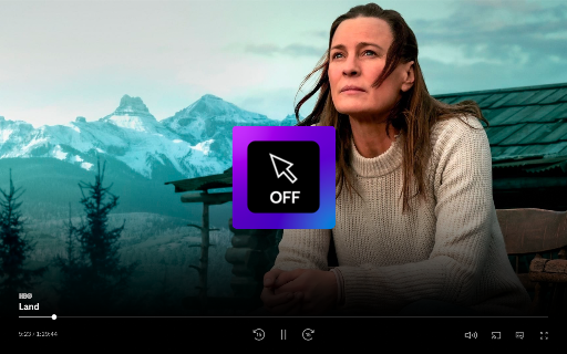 Mouse Off for HBO Max: hide cursor [QVI] screenshot