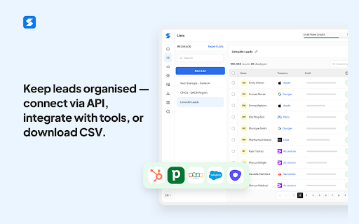 Email Finder by Skrapp.io screenshot