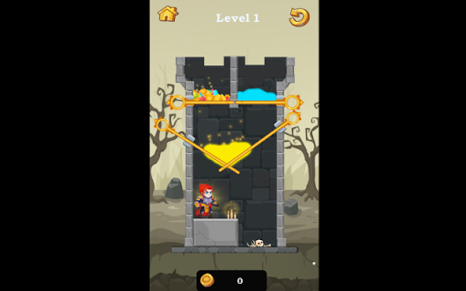 Hero Rescue Puzzle Game screenshot