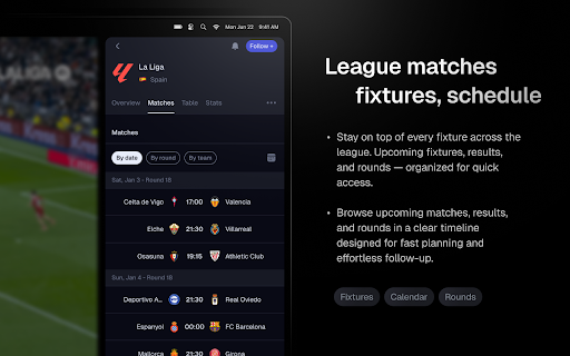 Goal90 - Live football scores & stats screenshot