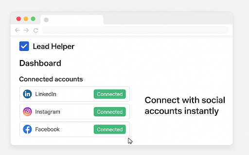 LeadHelper screenshot