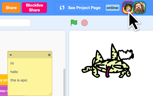 Blocklive: Scratch Realtime Collaboration! screenshot