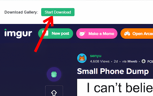 Imgur Gallery Downloader screenshot