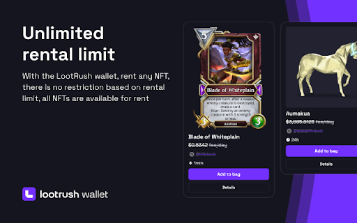 LootRush Wallet screenshot