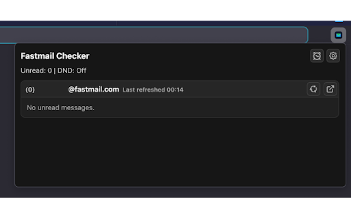 Fastmail Checker screenshot