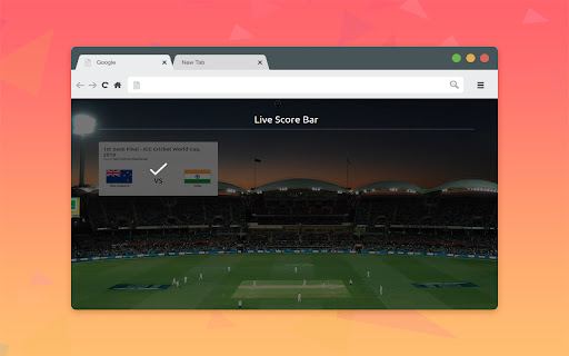 Live Cricket Score Bar screenshot