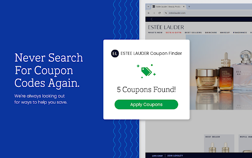 Estee Lauder Coupon Finder - Latest Coupons & Best Deals screenshot