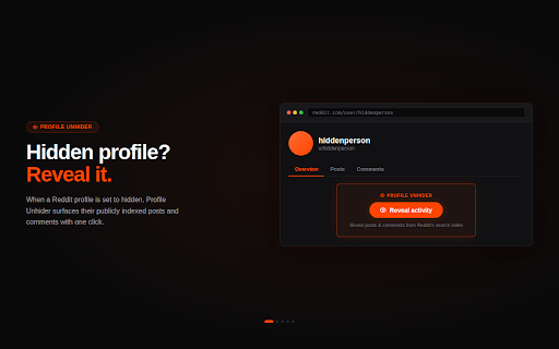 Profile Unhider screenshot