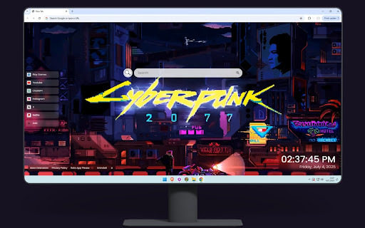 Cyberpunk 2077 Retro Live Wallpaper screenshot
