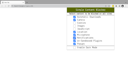 Simple Content Blocker - S.C.B screenshot