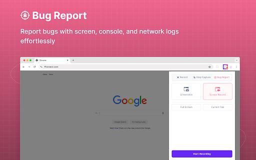 Flonnect Enterprise: Video, Steps & Bug Reports screenshot