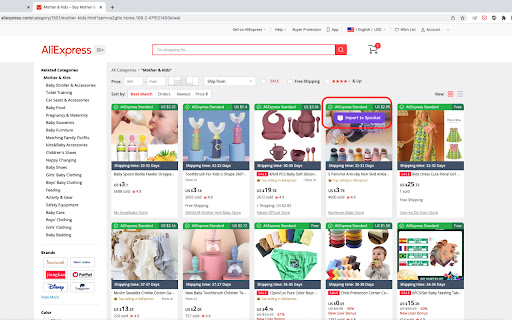 AliScraper - Aliexpress Dropshipping Importer screenshot