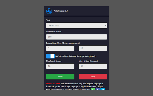 AutoFriends screenshot