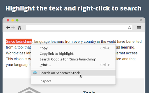 Sentence Stack screenshot