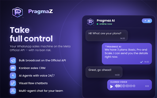 Pragmaz for Whatsapp™ Web screenshot