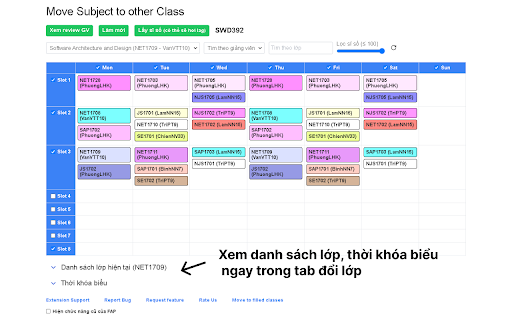 FPTU Move Out Class Tool screenshot