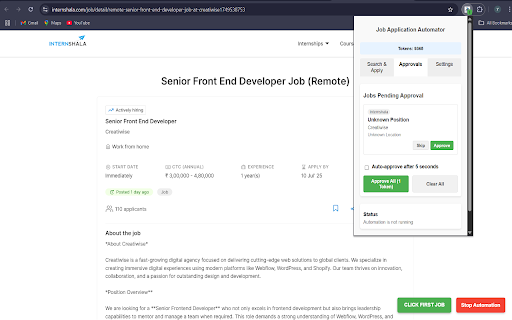 Job Genie screenshot