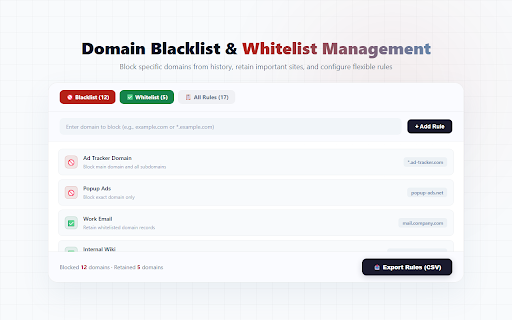 Browser History Manager - Best History screenshot