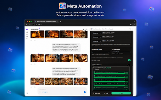 Meta Automation - Auto Meta on Meta.ai screenshot