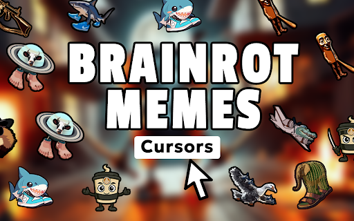 Brainrot Memes Cursor for Chrome screenshot