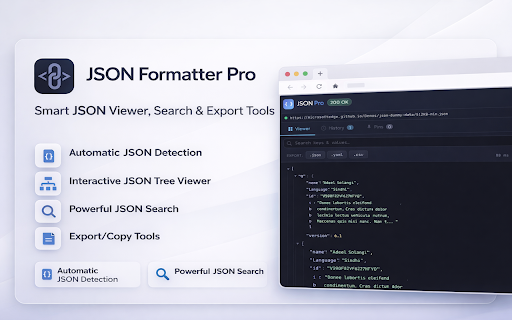 JSON Formatter Pro screenshot