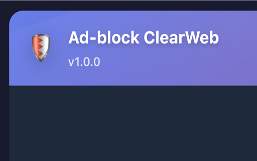 Ad-block ClearWeb - any website screenshot