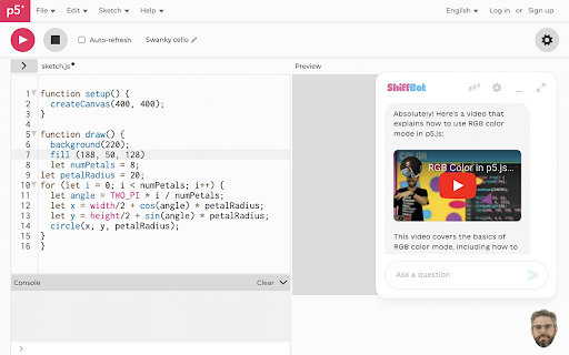 ShiffBot screenshot