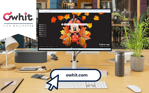 Mickey Mouse Thanksgiving Live Wallpaper screenshot